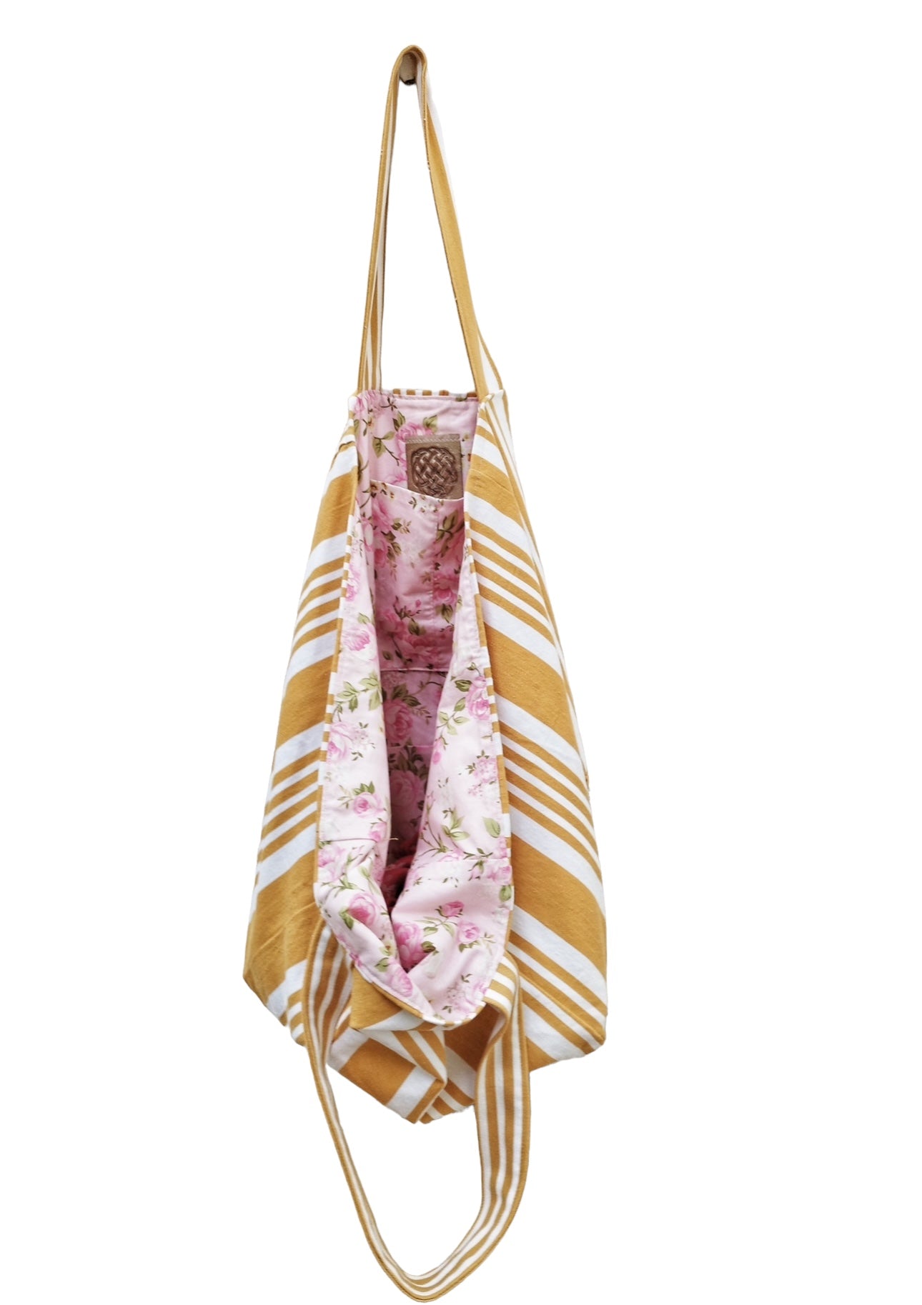 Bolsa "CAPAZO" rayas amarillas