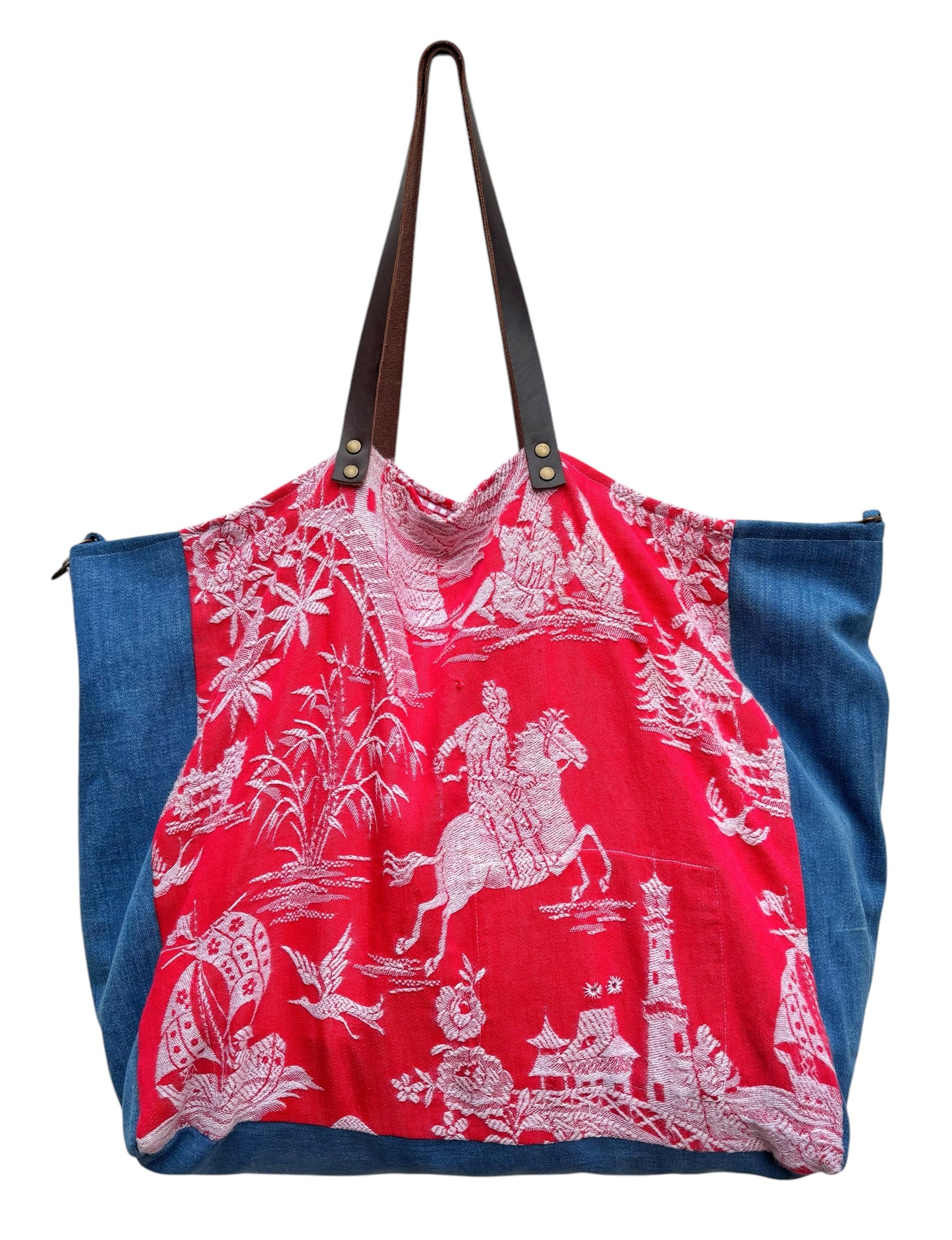 Ona “Capazo” oriental roja