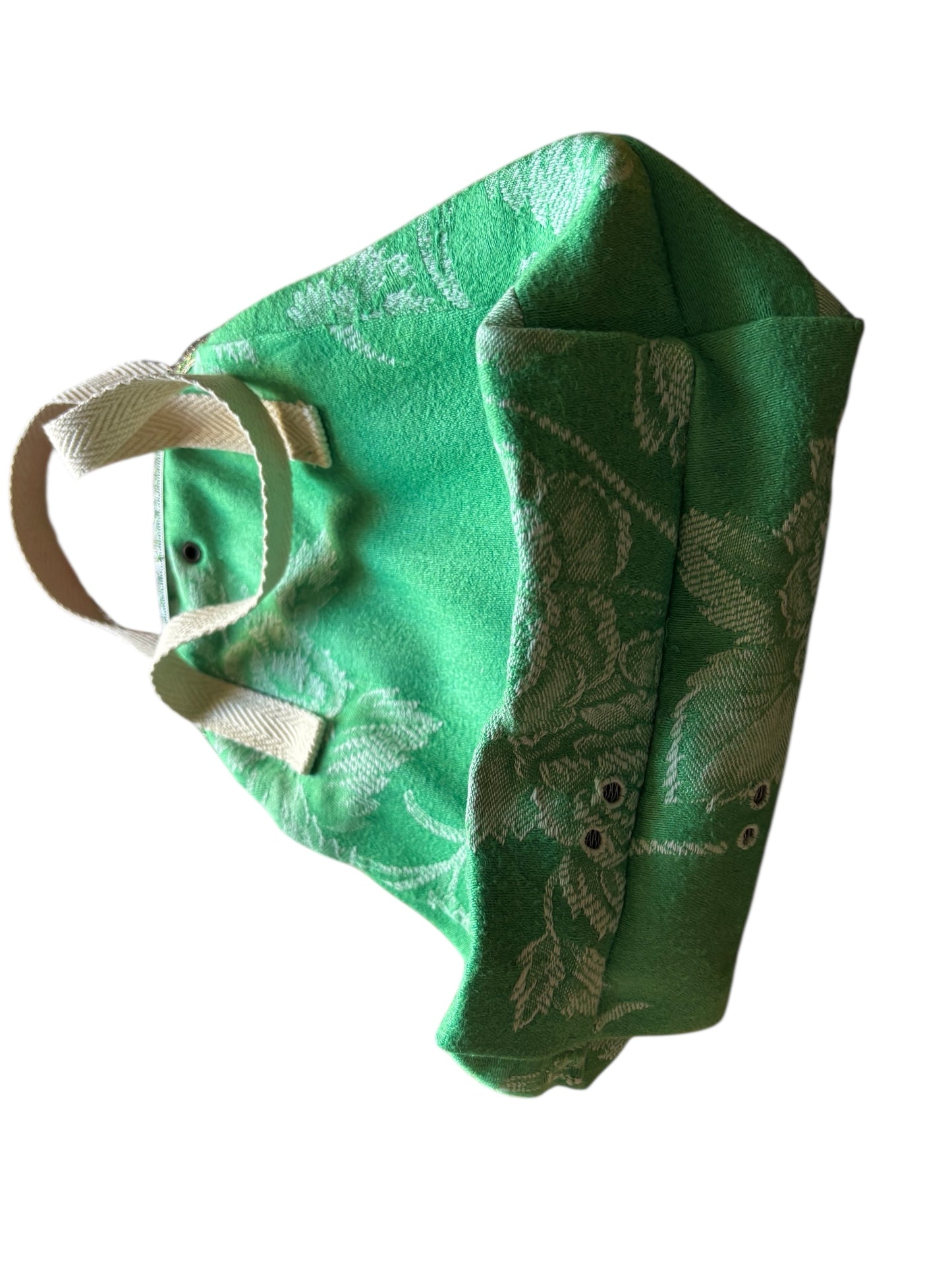 Bolsa ganchillo verde
