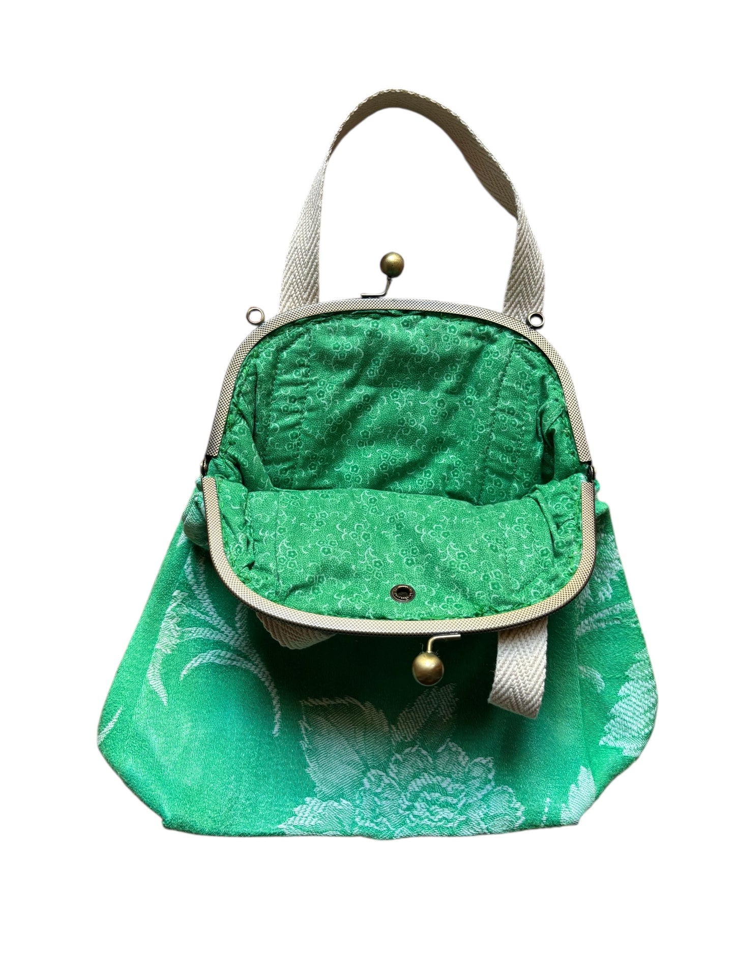 Bolsa ganchillo verde