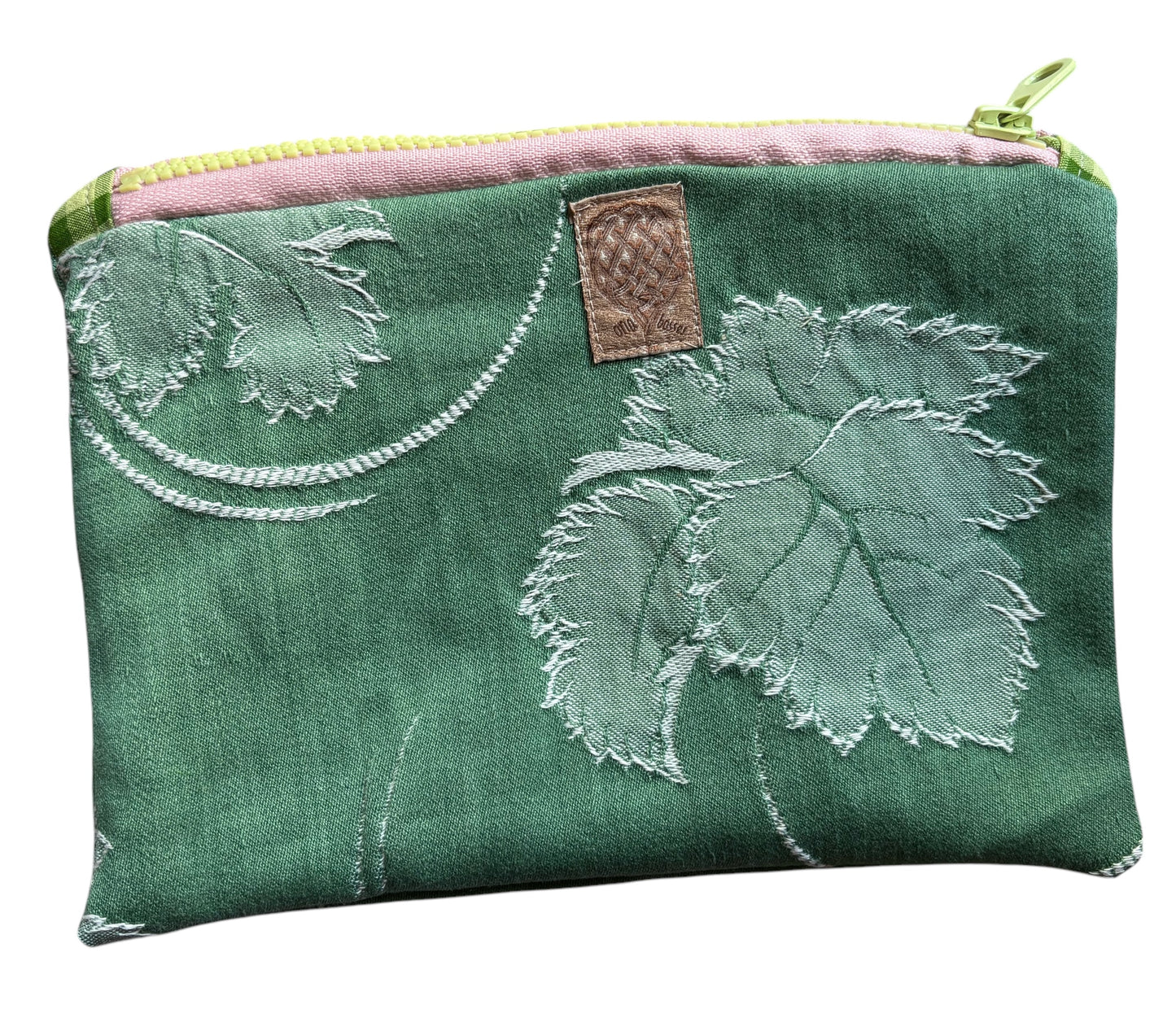 Neceser verde hoja