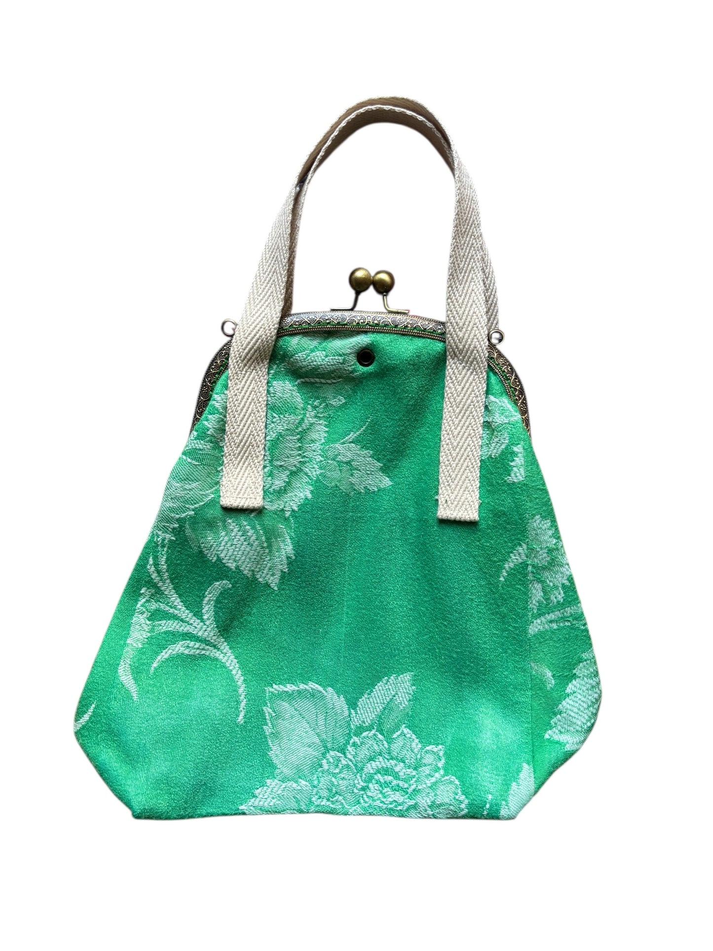 Bolsa ganchillo verde