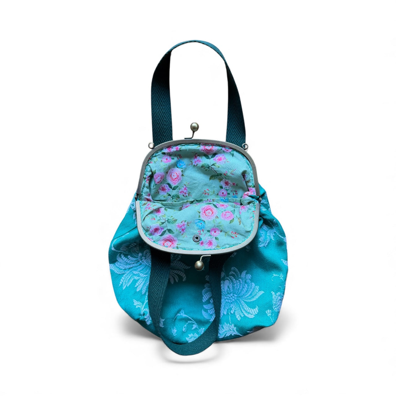 Bolsa ganchillo verde