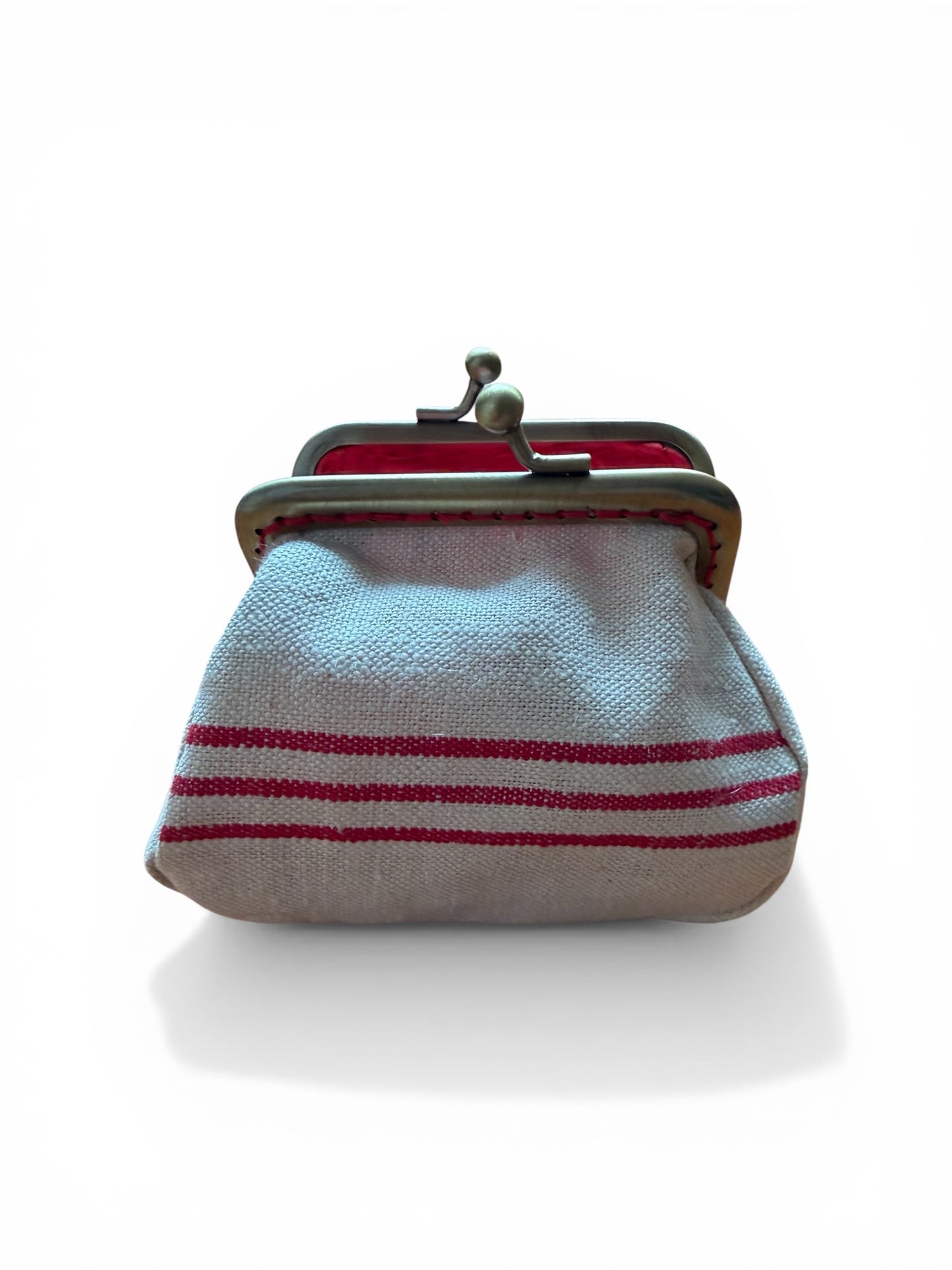 Monedero vintage lino antiguo