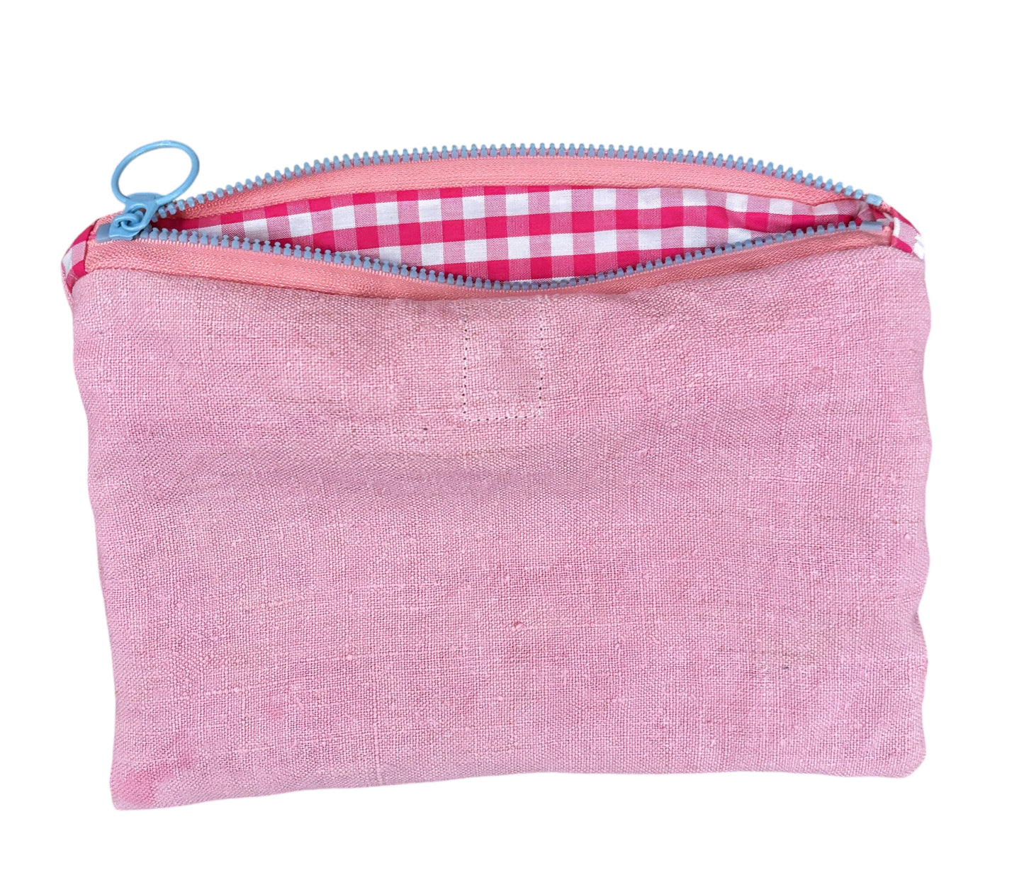 Necesser lino antiguo rosa