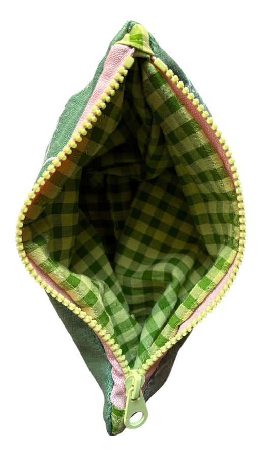 Neceser verde hoja