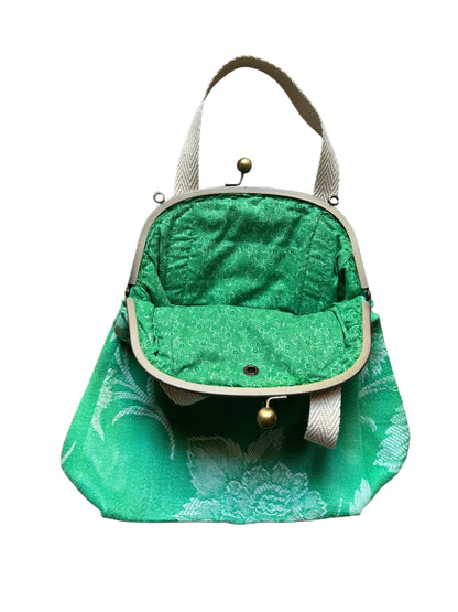 Bolsa ganchillo verde