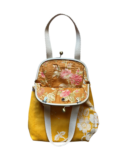Bolsa ganchillo amarillo