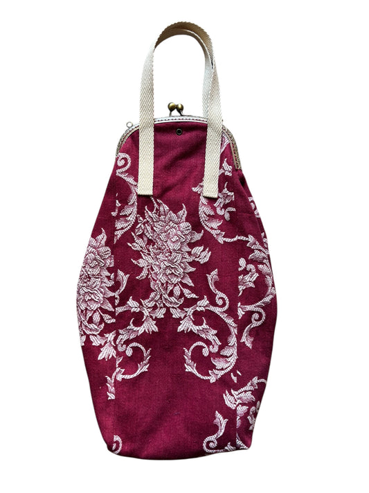 Bolsa labores granate grande