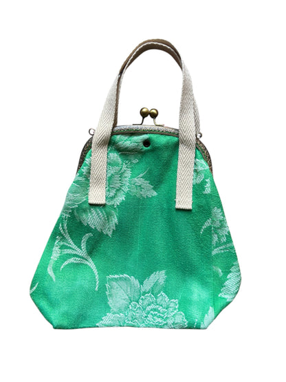 Bolsa ganchillo verde