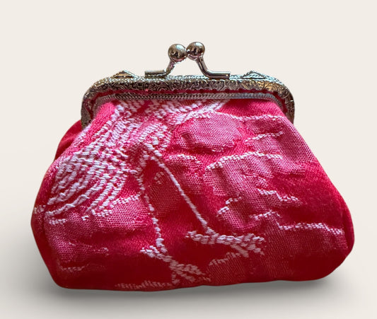 Monedero vintage rojo