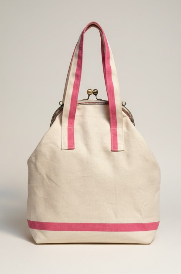 Bolsa vintage lino antiguo