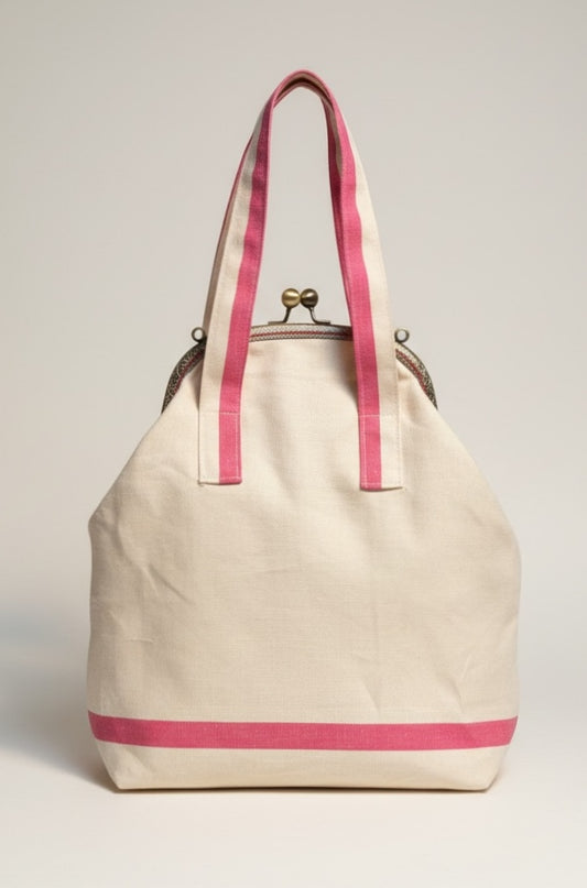 Bolsa vintage lino antiguo
