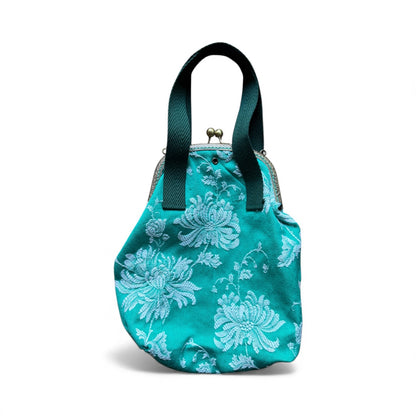 Bolsa ganchillo verde