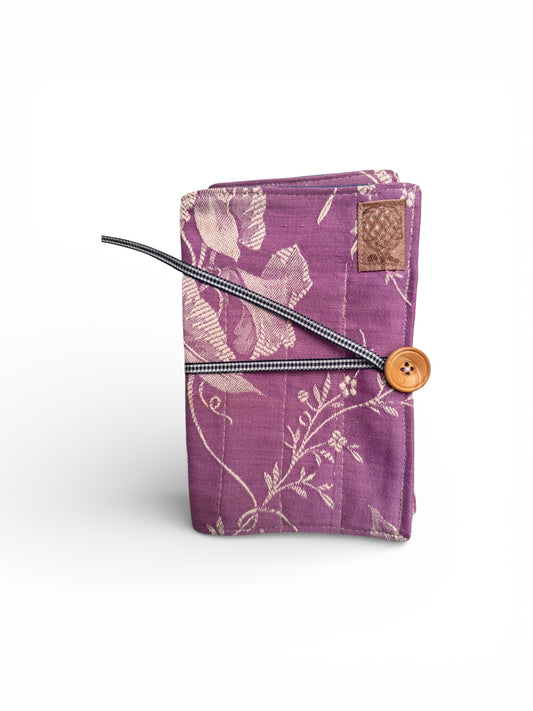 Organizador ganchillo lila