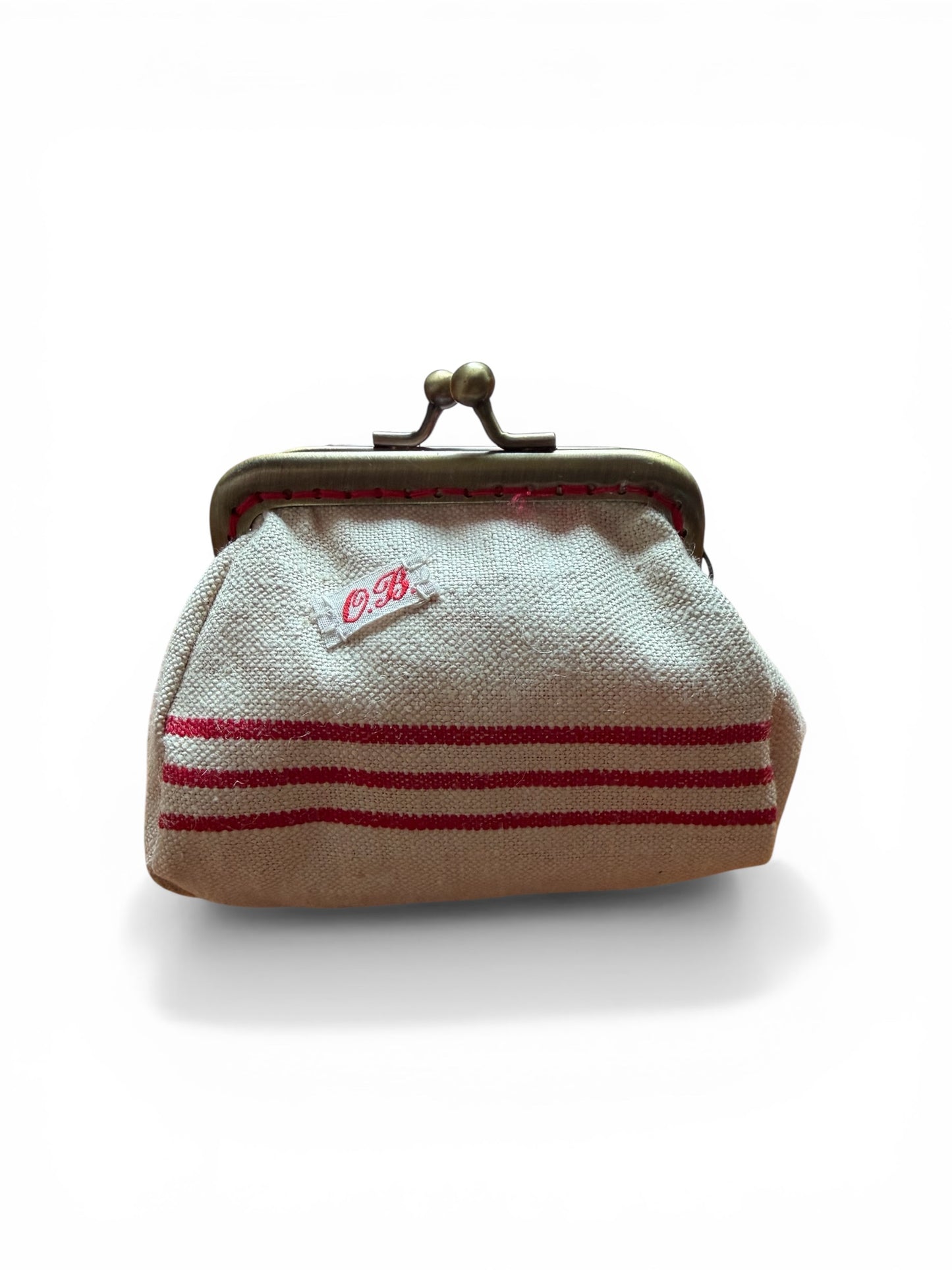 Monedero vintage lino antiguo