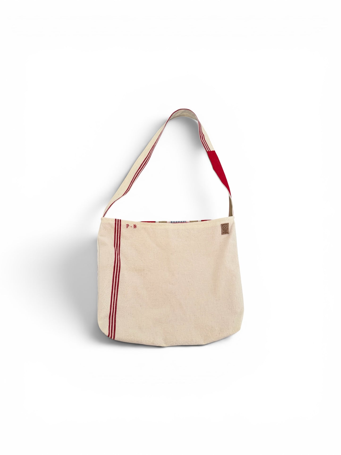 Bolsa lino y colchón antiguo