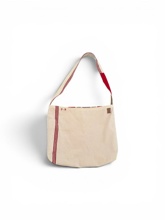 Bolsa lino y colchón antiguo