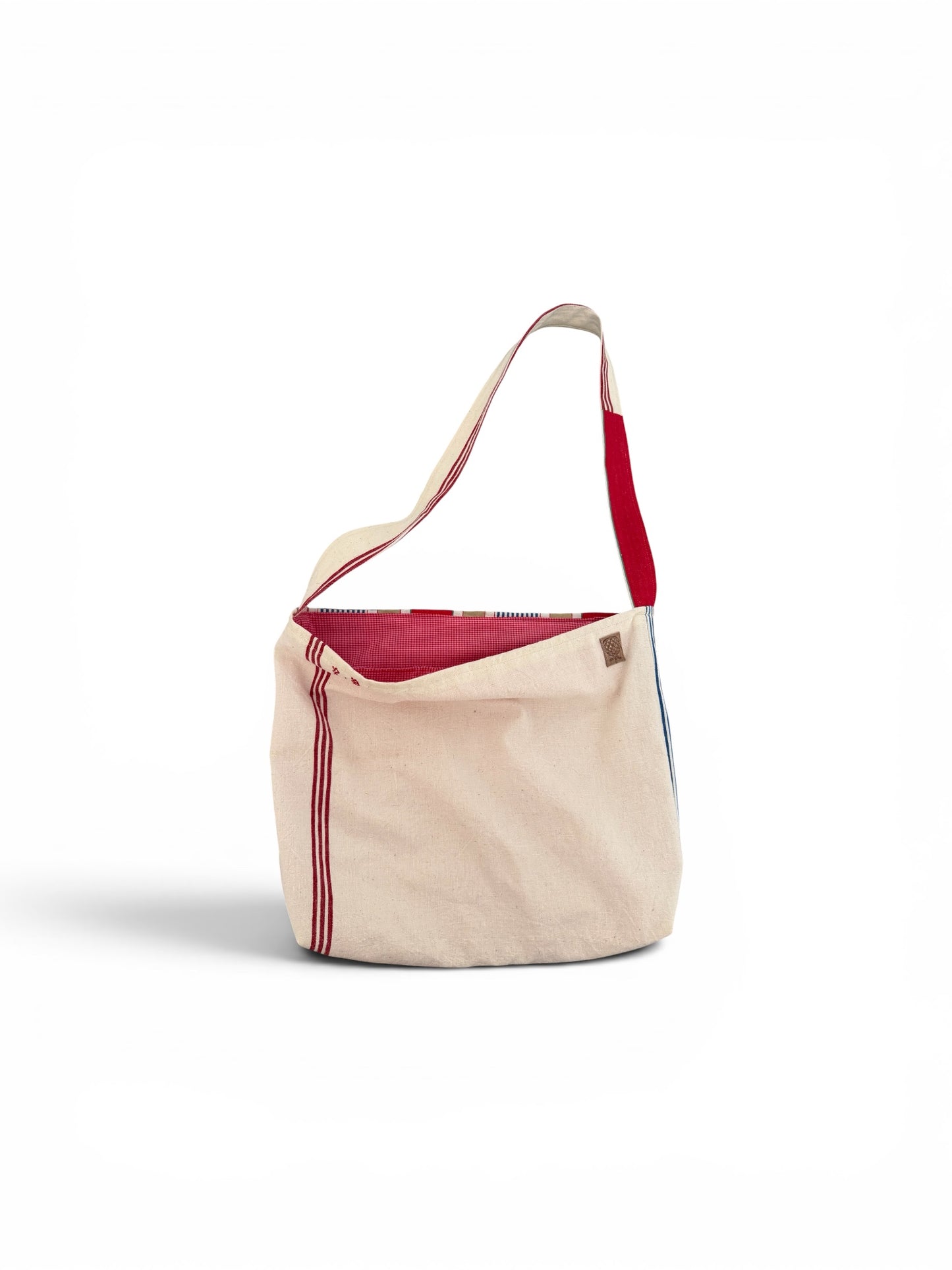 Bolsa lino y colchón antiguo