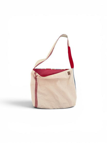 Bolsa lino y colchón antiguo
